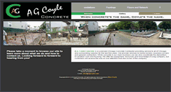 Desktop Screenshot of agcoyle.com